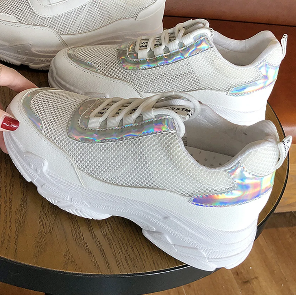 Женские кроссовки женская обувь для отдыха дышащая сетчатая с вырезами