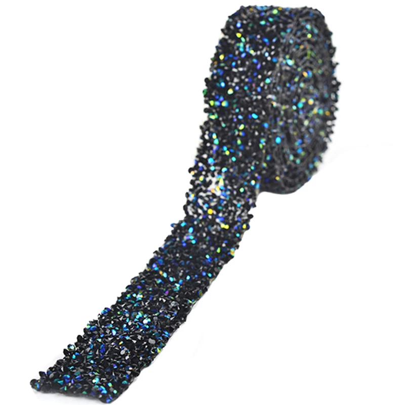 5 ярдов rhinestone Аппликация Хрустальная Подружка невесты пояс платье стразы мотивы ленты железные, с кристаллами на патчи Исправление 3 см