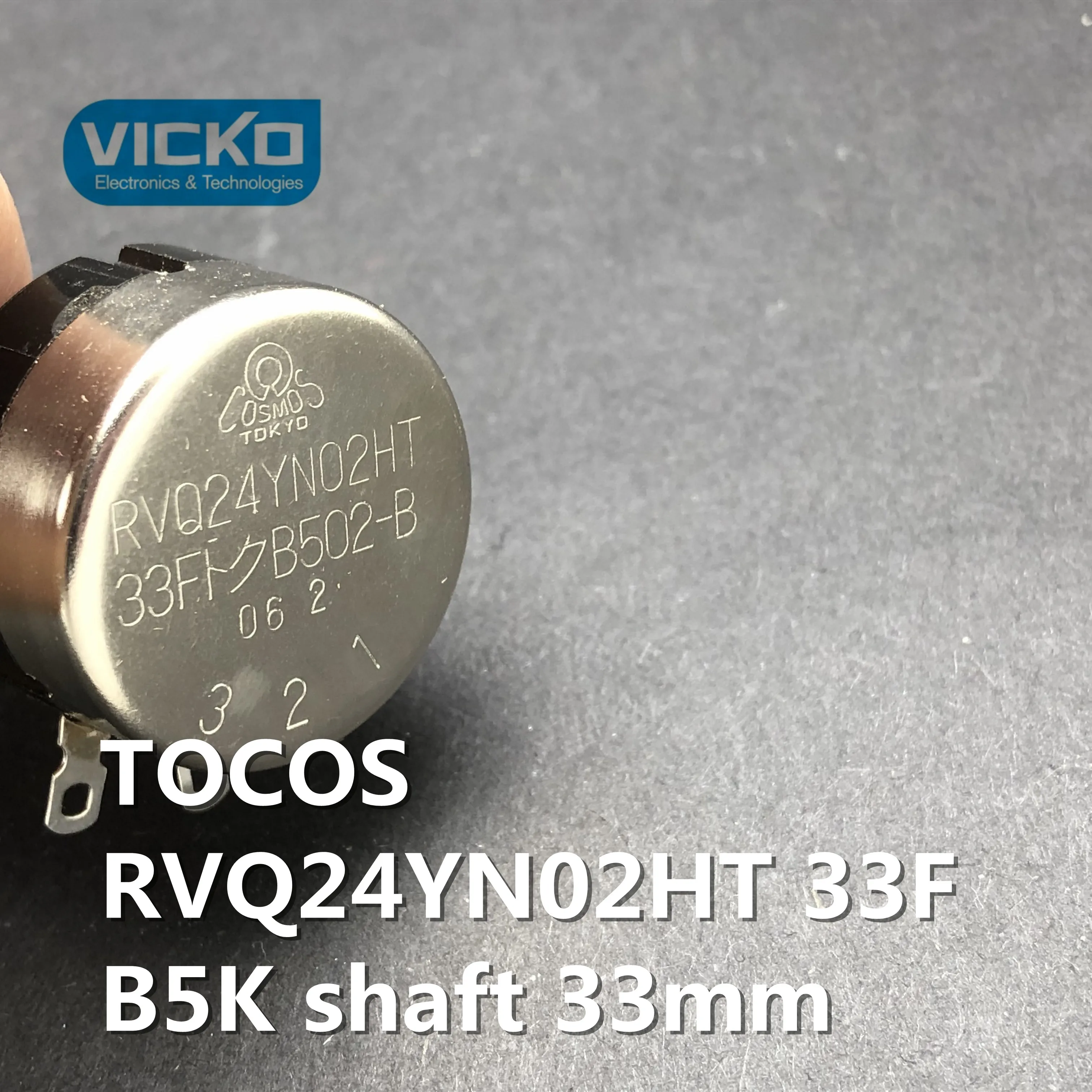 Оригинальный переключатель потенциометра TOCOS RVQ24YN02HT 33F вал B5K 33 мм RVQ24YN02HT33F - купить