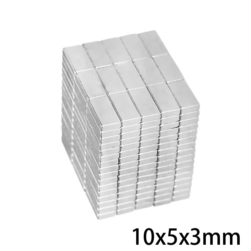 Неодимовый магнит 10x5x3 мм кубовидные блочные магниты 10x5 20/50/100/200/300 шт. постоянный