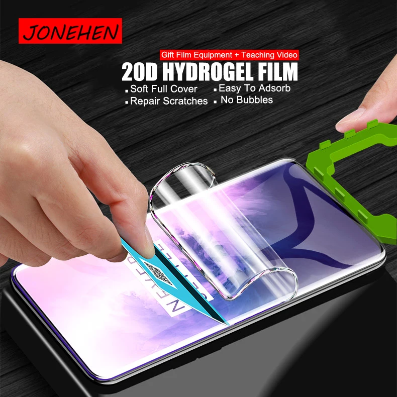 

Full Coverage Hydrogel Film For OnePlus 7T 7 8 Pro 5 6 T One plus 6 5T Screen Protector Protectivel Film No Glass For Oneplus 6T