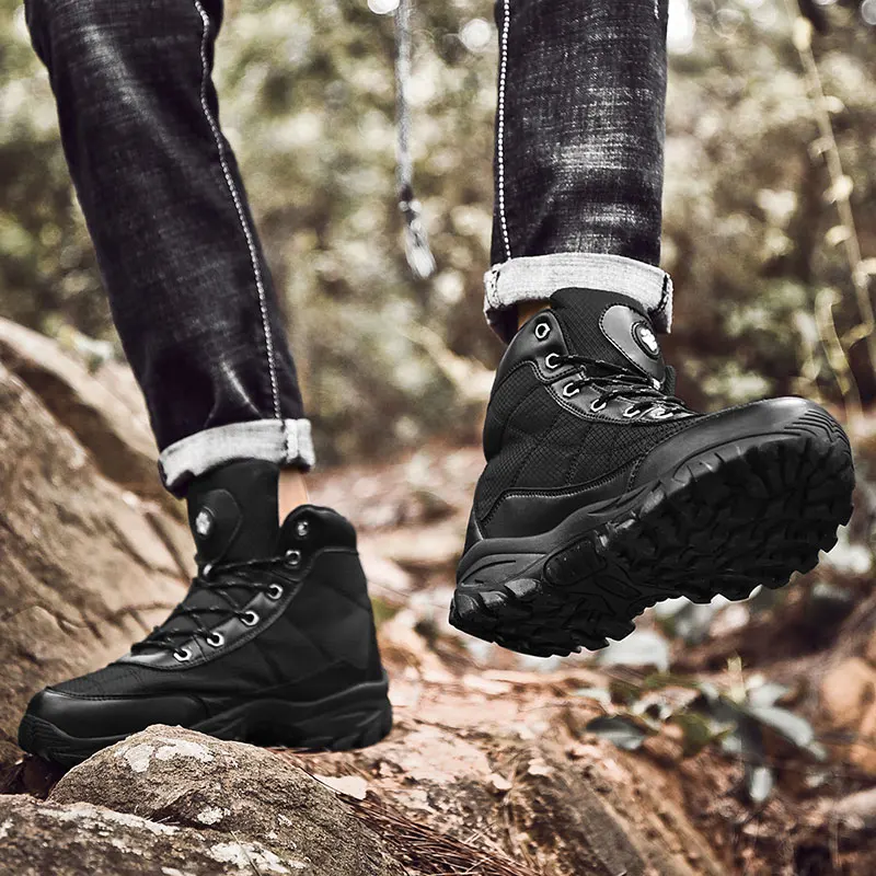 EUDILOVE/мужские ботинки Мужская Резиновая рабочая обувь на резиновой подошве