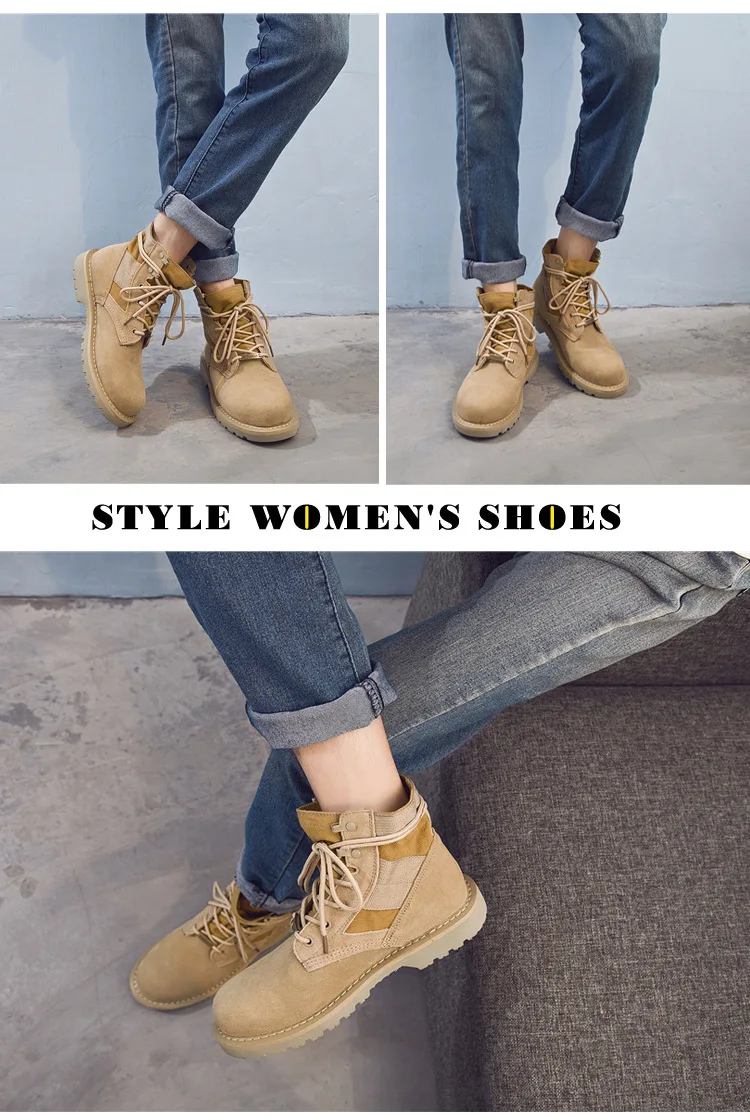 LAKESHI Brand Men Boots Fashion Motocycle Boots Men Shoes Winter Military Boots Male Autumn Winter Leather Desert Male Boots