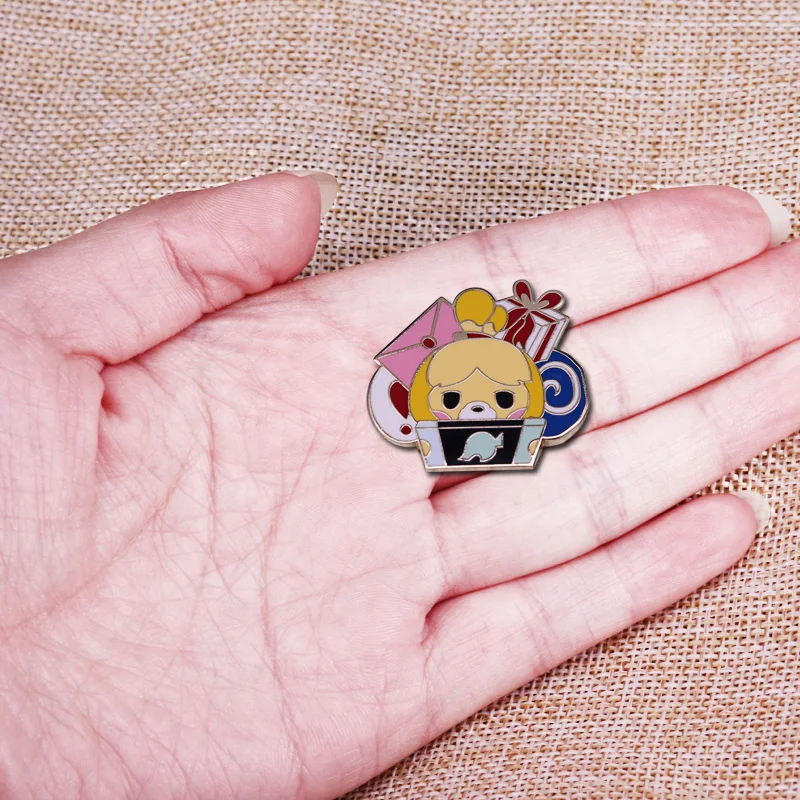 Брошь Изабель (SSBU) эмалированная брошь в виде суперразбитого броса значок с