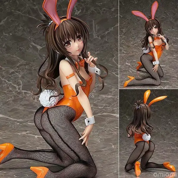 

New To Love-ru Darkness - Sexy girl Momo Belia Deviluke Figure Bunny 1/4 Pvc Figure Yuuki Mikan Figure Model Doll figurine