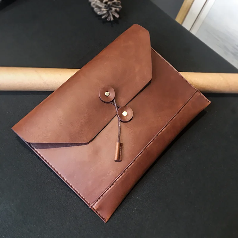 

Business File Bag IPAD Package Simple Men Clutch Bag Wallet Handy Leather Handbags Day Clutches Luxury Male