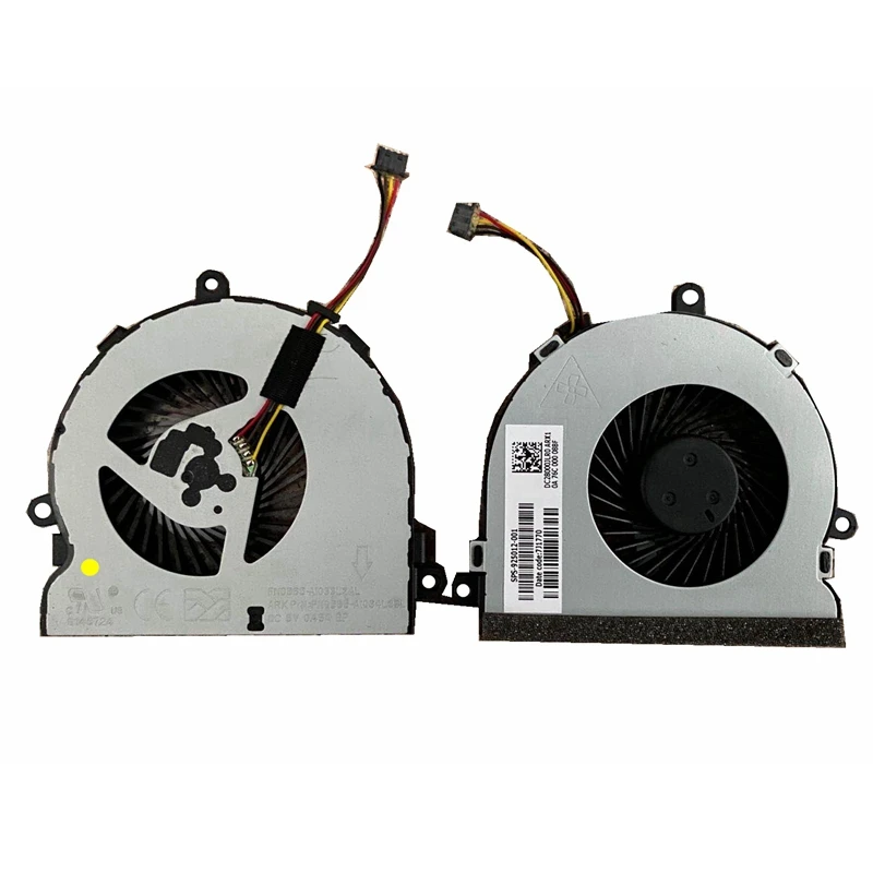 Кулеры для ноутбуков HP 15 ay009 14 R020 TPN C116 C125 охлаждающий вентилятор