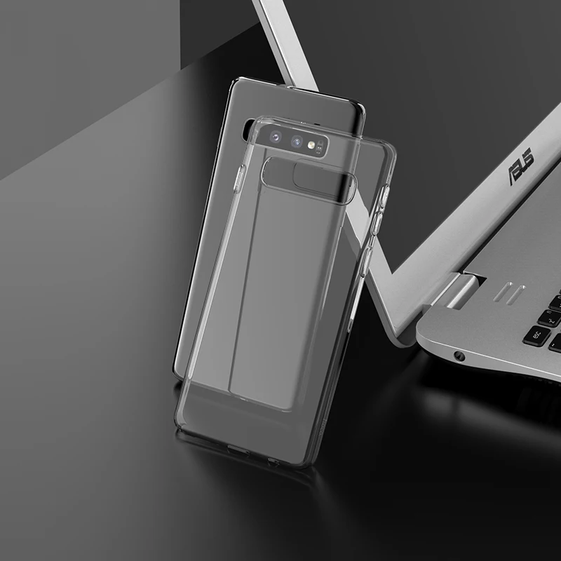 HOCO TPU чехол для samsung Galaxy S10 S10+ S10e ультра тонкий мягкий чехол для samsung Galaxy Note10 Note10 Plus Прозрачный складной