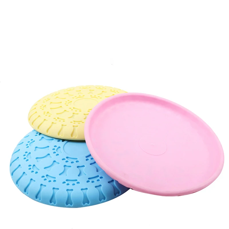 Pet Dog Flying Discs Interactive Toy Training Chew Outdoor Emergency Bowl Supplies | Дом и сад
