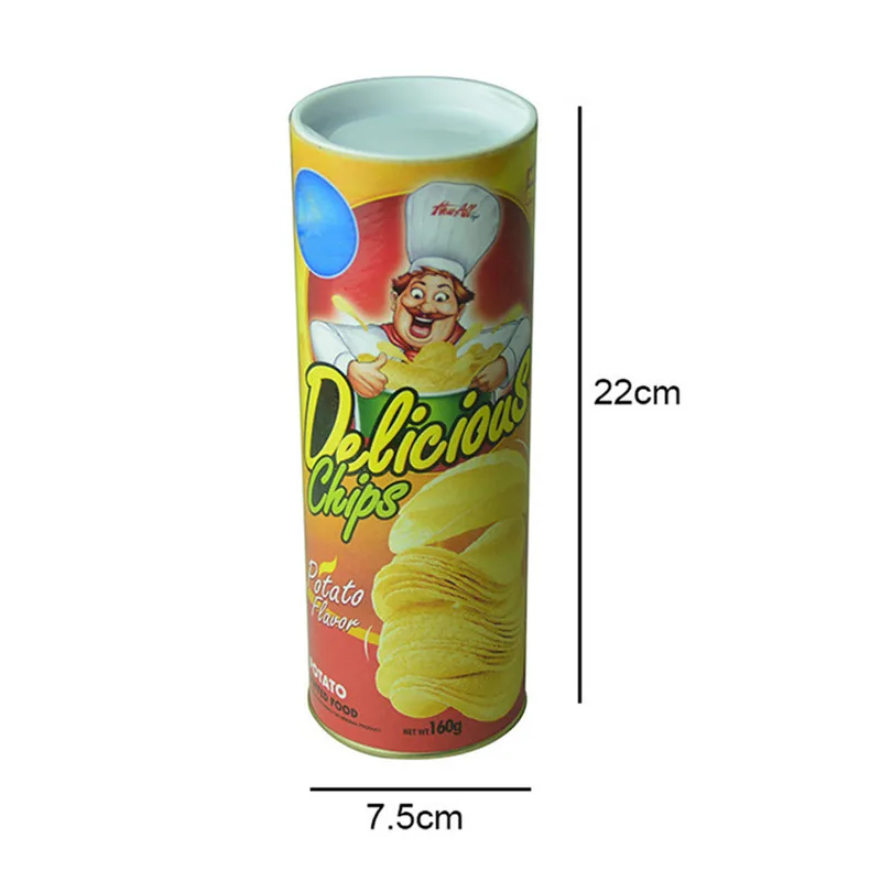 

Tricky toy Halloween Magic Potato Chips Cans Snake Tricks Joke Scary Fries Play Fun Toys #3AA9