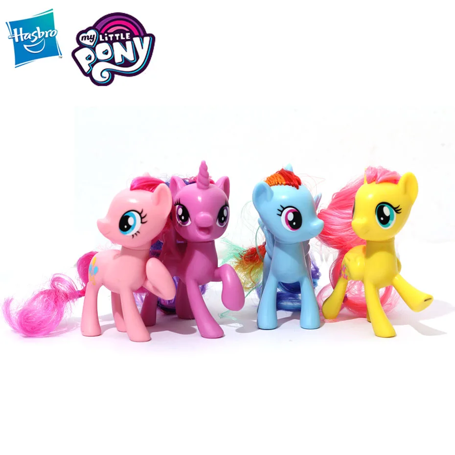 Hasbro My Little Pony Friends Fluttershy Rainbow Dash Pinkie Pie Lyra Heartstring фигурка коллекционная