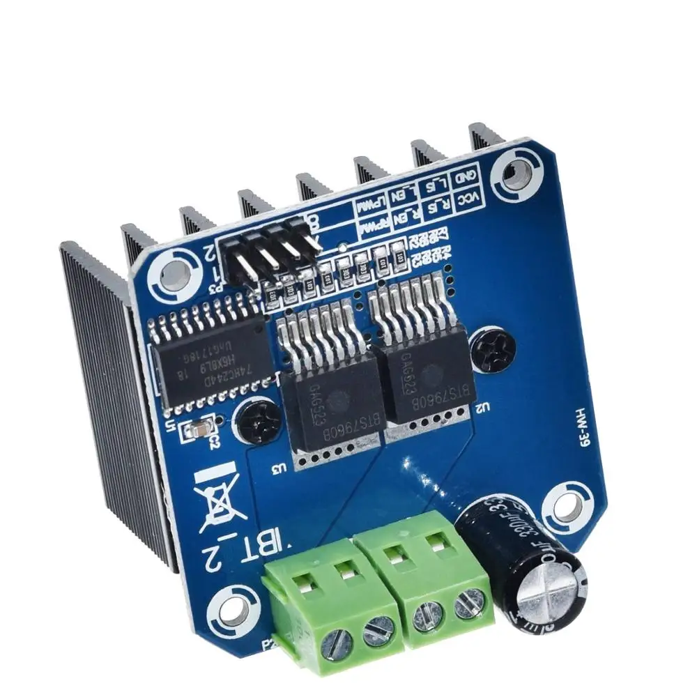 TZT двойной BTS7960 43A H bridge модуль драйвера двигателя высокой мощности/diy смарт