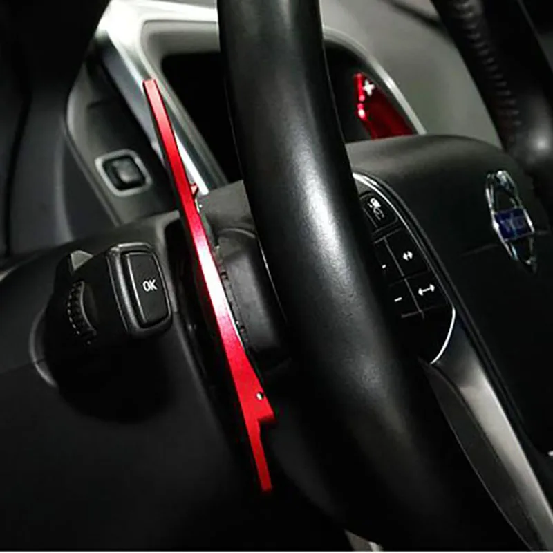 for Volvo S60 XC60 S80 XC70 V60 V40 Aluminium Refit Steering Wheel Shift Paddle Shifter Extension Sticker Car Accessory | Автомобили и