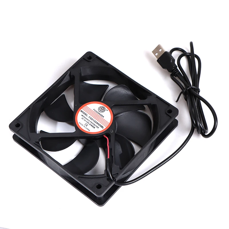 1 шт. DC 5V USB бесколлекторный втулка подшипника фен компьютер PC Тихая процессорный