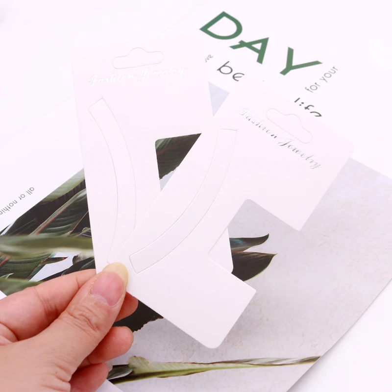 Простой 6*13 см белый цвет сделай сам чистый коготь для волос/заколка упаковки