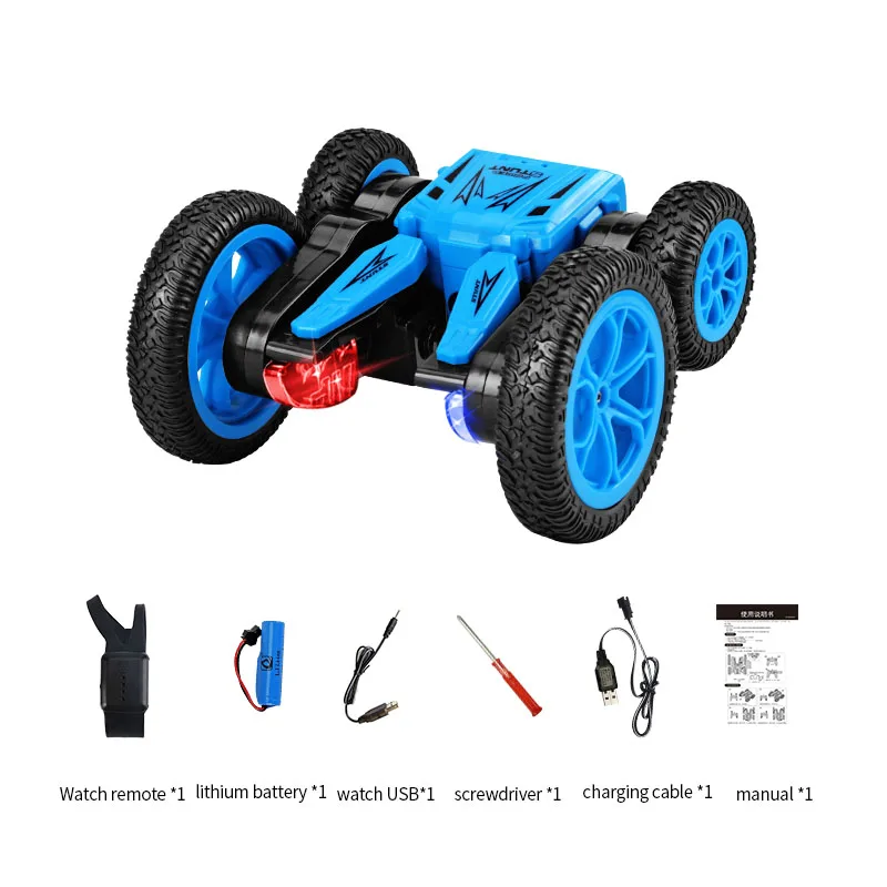 

D850 RC Cars 4WD RC Stunt Car 2.4G RC Race Car Double Sided Drive 360 Degree Flips Rolling Rotating with Cool Lights For All age