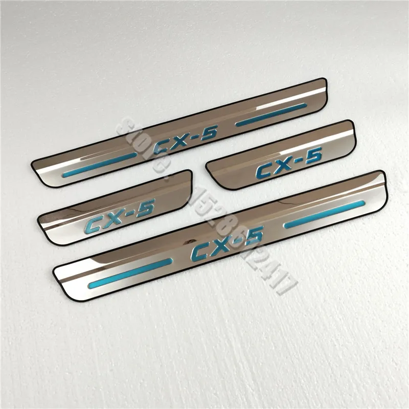 

Car Styling for Mazda CX-5 Accessories 2017 -2020 CX 5 CX5 Door Sill Sills Pedal Cover Scuff Plate Guard Protectors Car Sticker