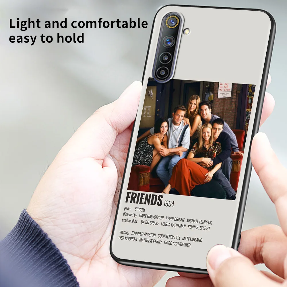 

Phone Shell For Realme V15 V13 GT Neo C25 C21 C20 C15 C11 C3 8 7 6 X50 Q2 Pro Q2i Fundas Cover Case Guscio Friends