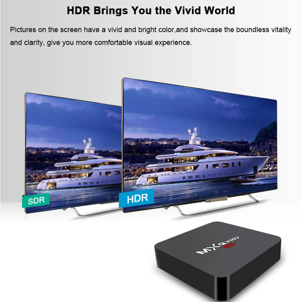 Медиаплеер 4K Android tv приставка 7 1 Smart Google голосовой помощник Netflix Youtube плеер 2 4g WiFi ГБ
