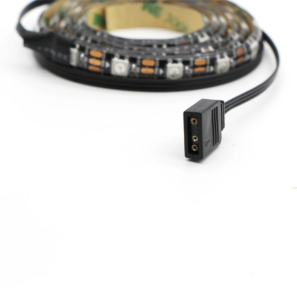 WS2812B WS2812 RGB Addressable Digital Led Strip Light Individually 5V for PC MSI 3Pin ADD Header on Motherboard |