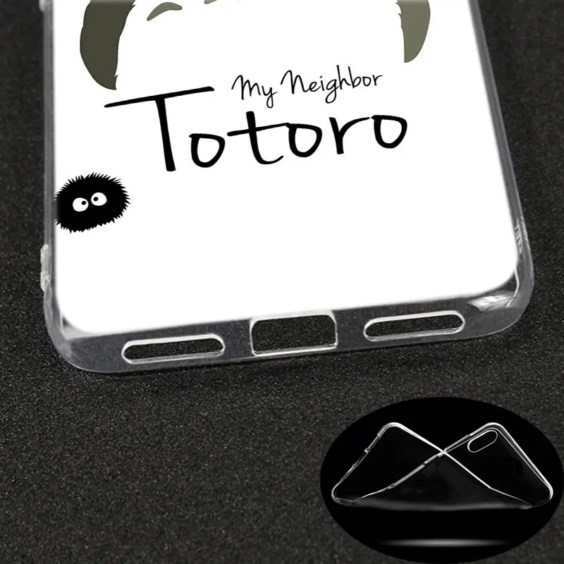 Мягкий чехол с рисунком аниме персонажа из фильма Унесенные призраками Тоторо