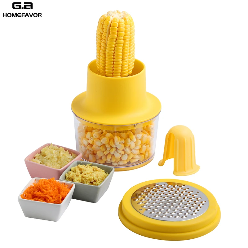 Инструмент для зачистки кукурузы оранжевый соковыжималка цитрусовых