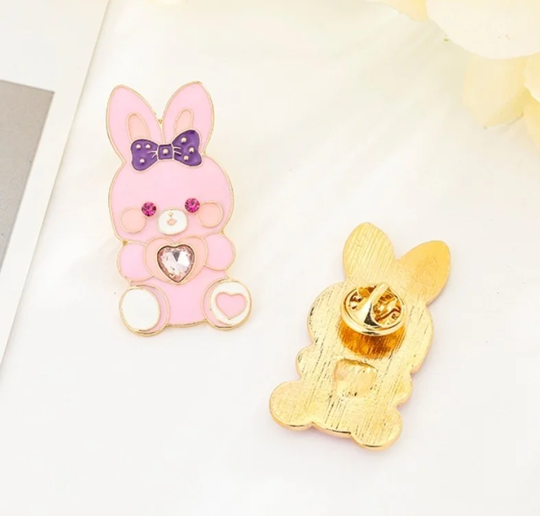 1 шт. милая японская мягкая брошь в виде кролика кота одежда шарф бутоньерка с