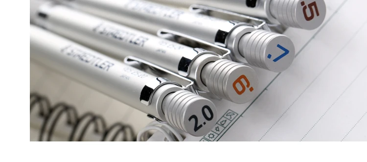 Немецкий STAEDTLER 925 25 металлический механический карандаш 1,3 мм Серебряный Профессиональный чертёжный карандаш 2,0 мм архитектурный дизайн канцелярские принадлежности