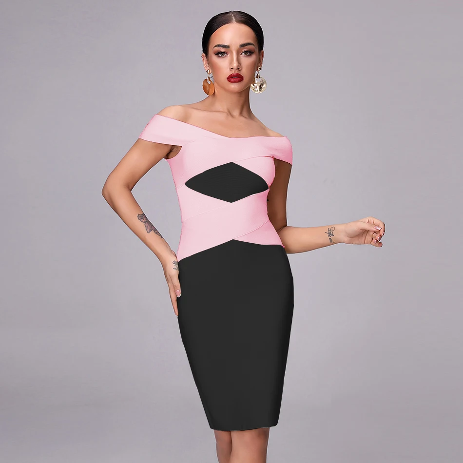 Новая коллекция 2020 Премиум зимнее сексуальное платье без бретелек черный