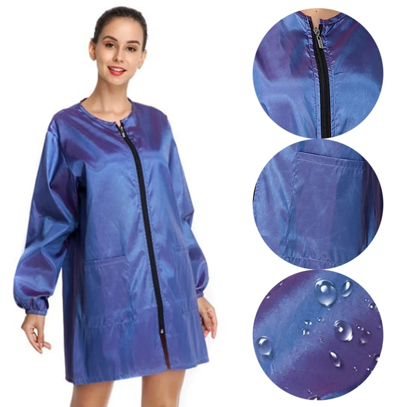 Женское платье рабочая одежда с длинным рукавом ветрозащитная куртка круглым