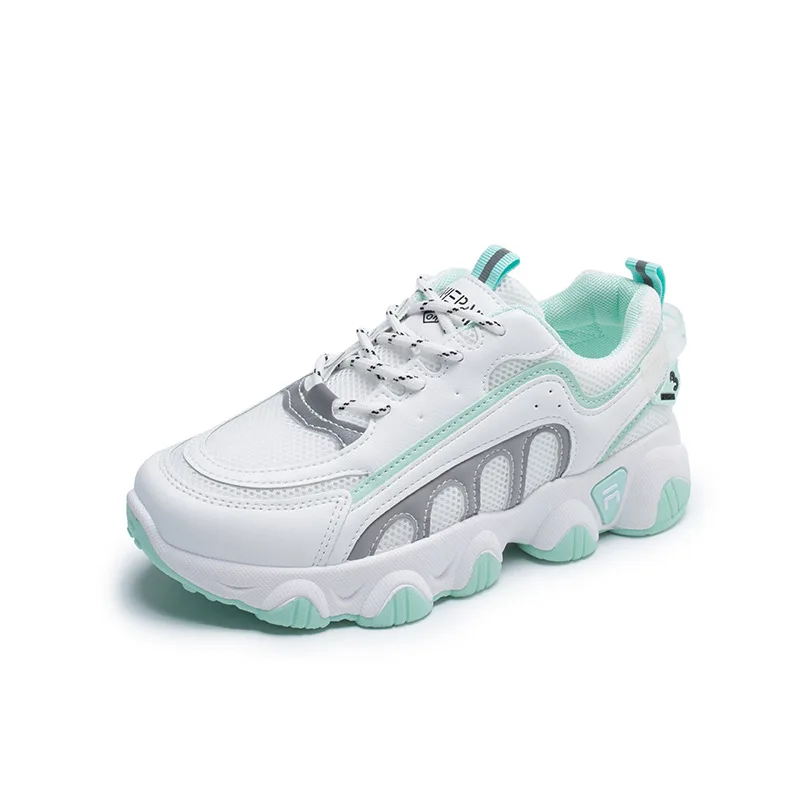 

Кроссовки женские на платформе, толстая подошва, Вулканизированная подошва, дышащие, повседневная спортивная обувь для бега, разные цвета