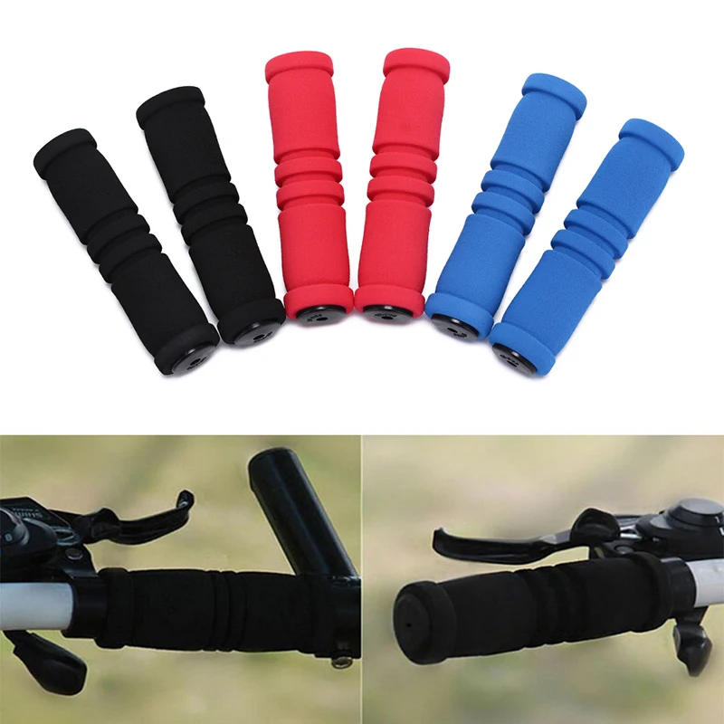 

1 пара мягких губчатых ручек для руля велосипеда MTB, 1 пара