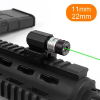 mini tactical green laser sight scope airsoft gun rifle pistol red dot laser fits 1120mm rail outdoor hunting accessory