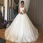 Новинка 2021, Великолепное Кружевное бальное платье, Милое Свадебное Платье, сделанное на заказ платье, свадебное платье