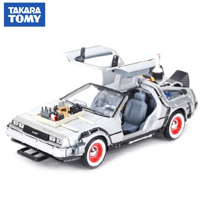 

Коллекционная модель автомобиля Tomy DMC-12 DeLorean Time Machine Назад в будущее