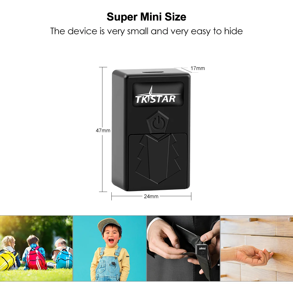 GPS-трекер для детей TKSTAR TK921 миниатюрное устройство слежения в реальном времени