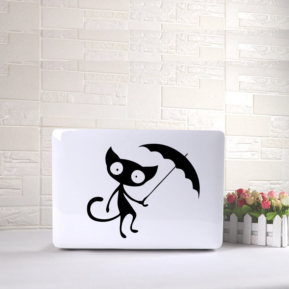 Симпатичная наклейка для ноутбука в виде мыши виниловая Macbook Mi Mac Book