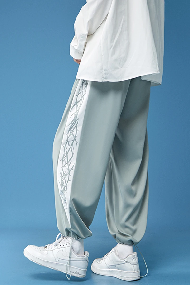 

Men's Pu Shuai 2021 Summer Thin and All-Matching Casual Pants Trendy Ins Loose-Fit Tappered Trousers