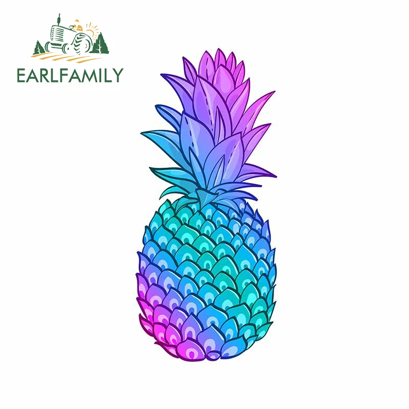 

EARLFAMILY 13 см x 6 см для ананаса забавная наклейка на машину s мотоциклетная наклейка индивидуальная креативная наклейка виниловый материал дек...