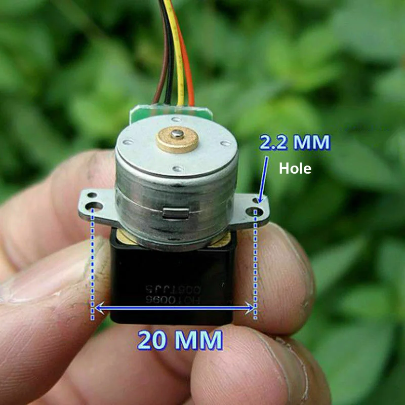 Микро-15 мм Точность снижение Шестерни коробка DC 5V 2-фазный 4-проводной мини металлический Шестерни шаговый двигатель DIY цифровой Камера