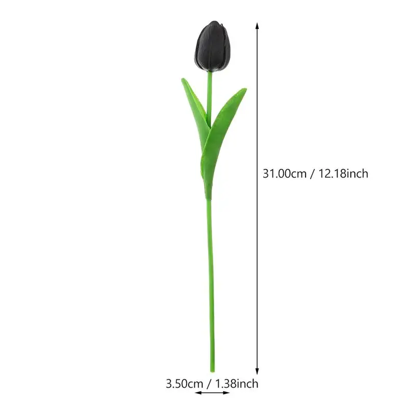 Искусственные тюльпаны 10 шт. настольные украшения черные украшение для дома | Дом