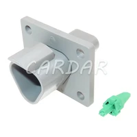 1 set 3 pin automotive accessories auto waterproof plastic housing wiring socket dt04 3p l012