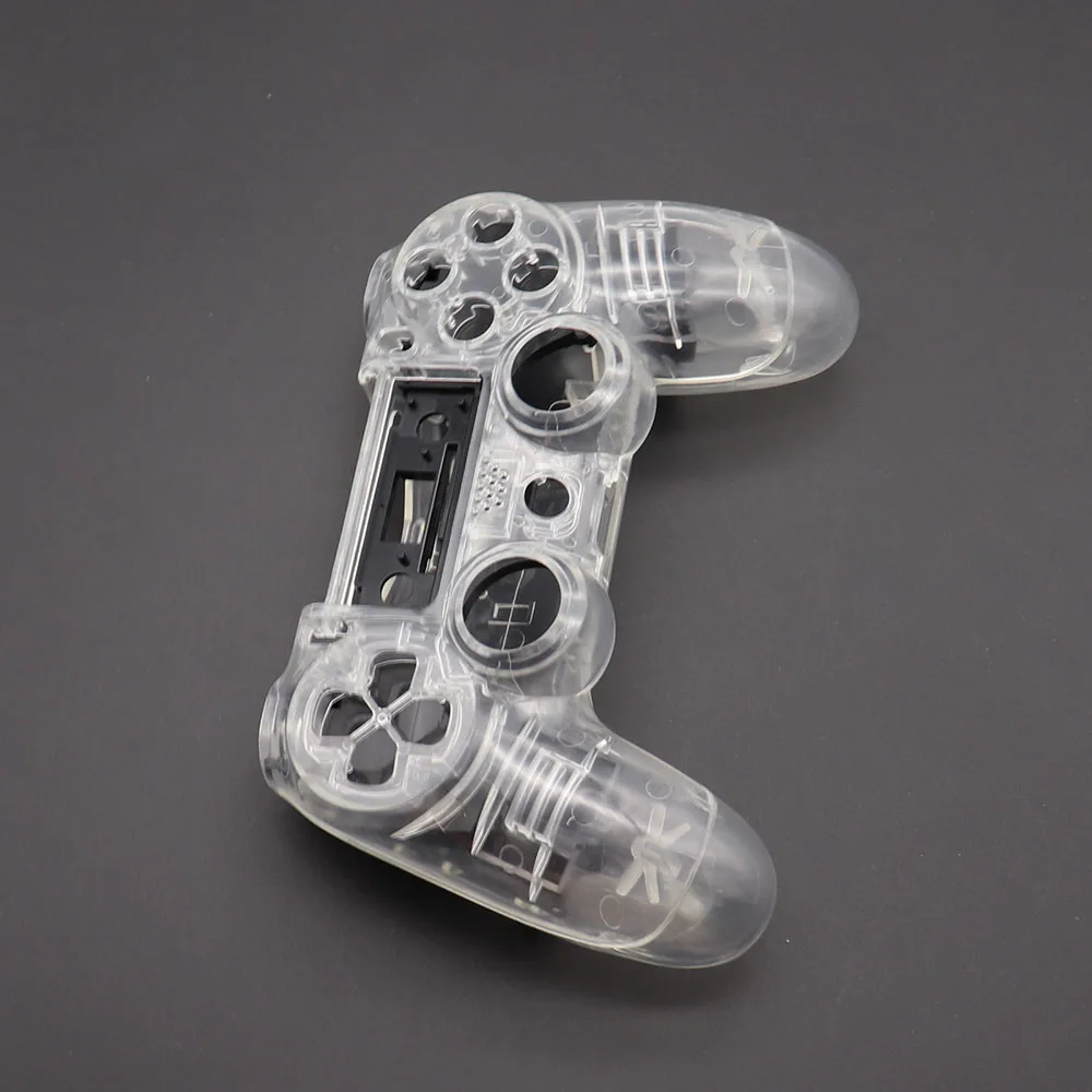 PS4 V1 Controller Full Set Housing Case transparent Clear Shell Cover Replacement Buttons for Sony PlayStation 4 Accessories | Электроника