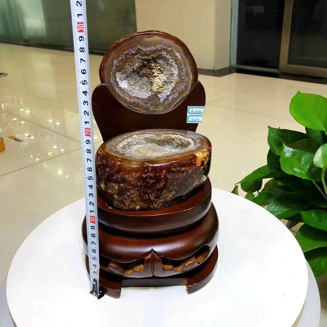 

4.8 kg Brazilian Natural Agate Cornucopia, move, opening, luck mascot, improve Feng Shui, the price has been the lowest
