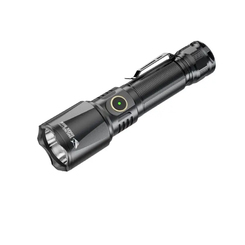 Waterproof Men Flashlight Aluminum Flashlight Free Shipping Small Portable Strong Light Rechargeable Camping Linternas Household