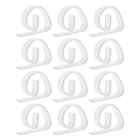 12 шт. в упаковке, Пластик прозрачная скатерть зажимы держателя зажим вечерние Пикник дома