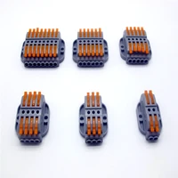 5pcs wire connector 234568pin fast wiring cable connector conductor terminal block push in cable electrical equipment