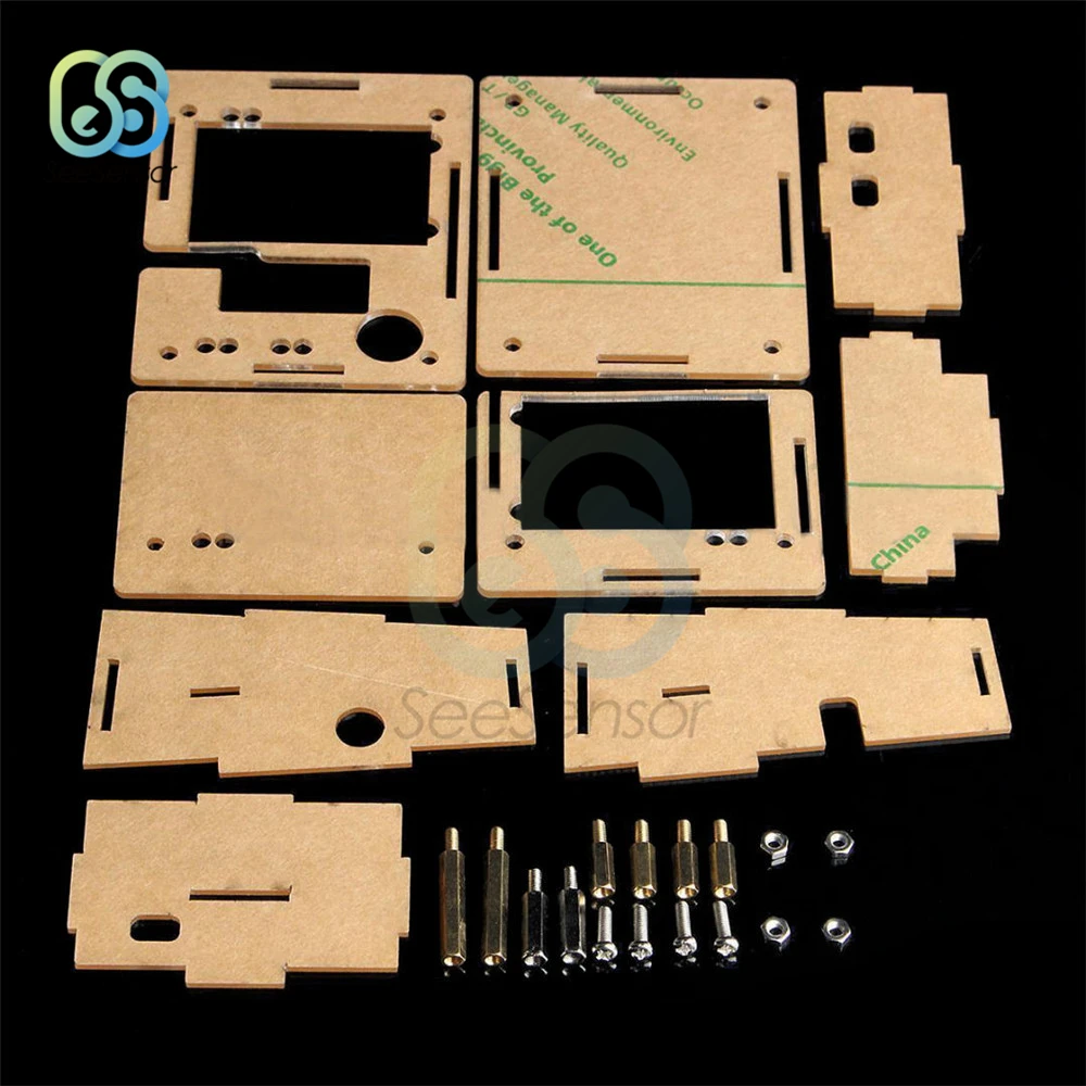 Акриловый чехол для тестера транзисторов Mega328 LCR измеритель емкости с диодами ESR
