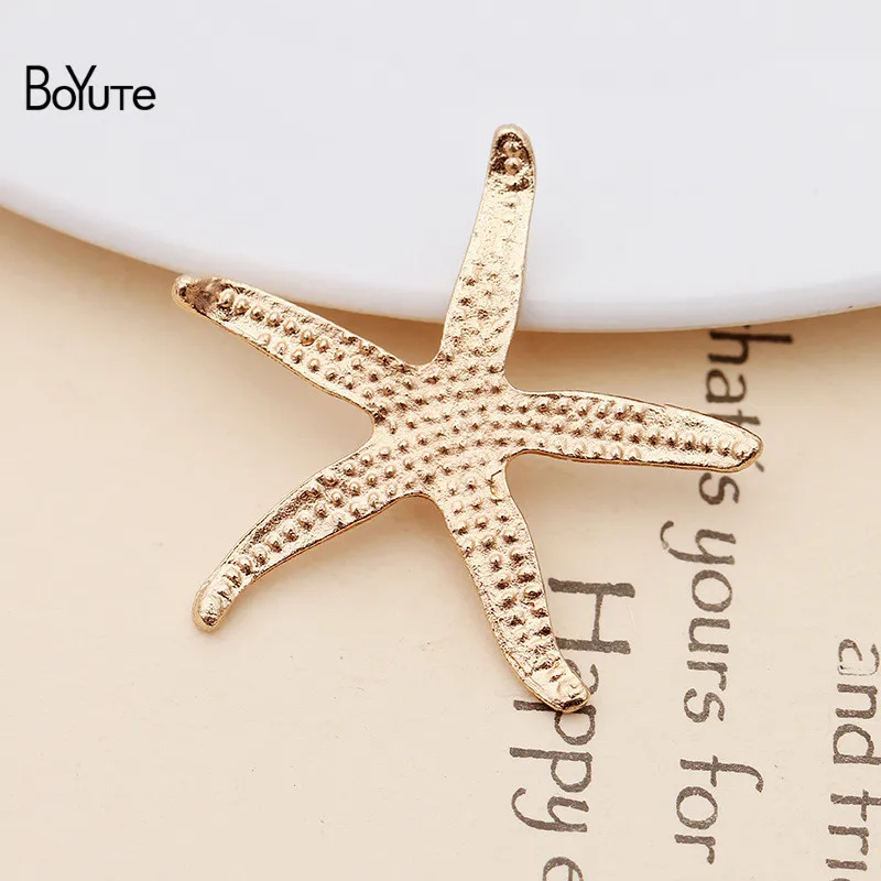 KC Gold-30MM BoYuTe(20 Pieces/Lot) Metal Alloy 40*34MM Maple Leaf Materials Vintage Hand Made Diy Jewelry Accessories Wholesale - Цвет: KC Gold-30MM