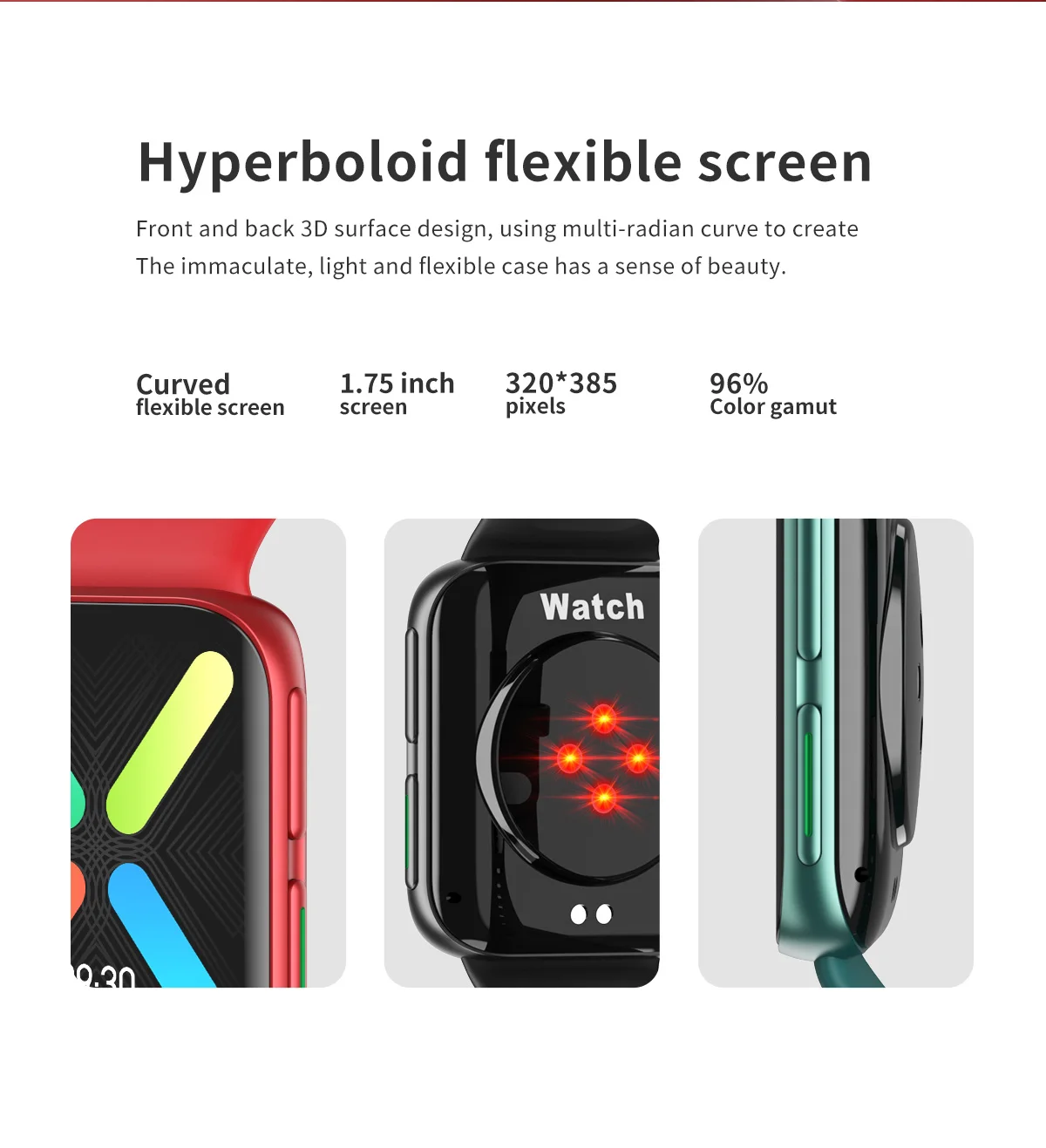 1.75 Inch Full Touch Screen Sport Fitness Tracker Smart Watch GT9 IP67 Waterproof BT Call For Android IOS Wristband | Электроника